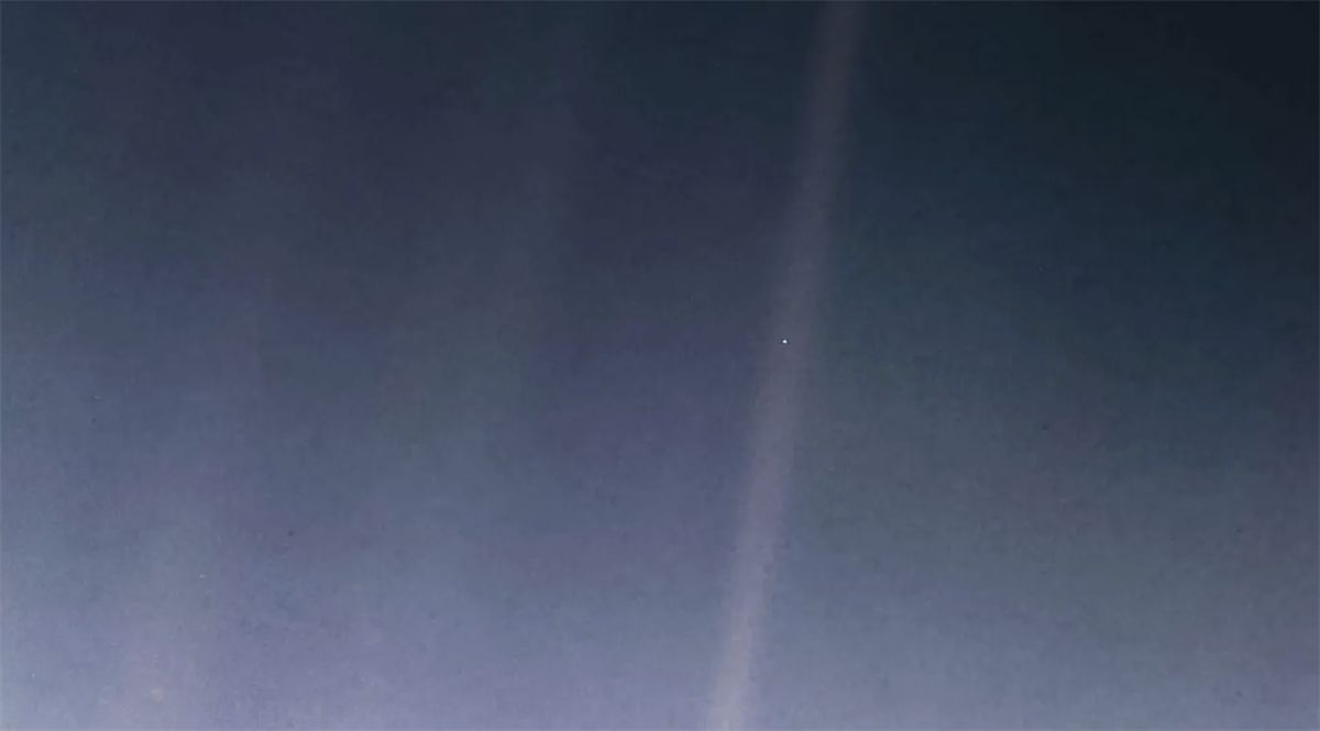 pale blue dot